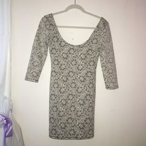 Lace bodycon dress